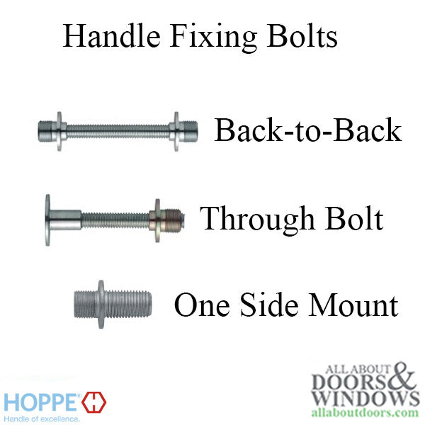 HOPPE Handle Fixing Bolt for One Side Mount Pull Handles - HOPPE Handle Fixing Bolt for One Side Mount Pull Handles