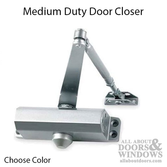 Door Closer # 3 Medium Duty - Dual Valve - Choose Color