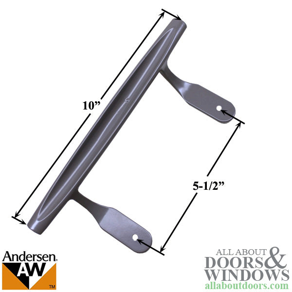 Andersen Door  Exterior Dished Style 3 Panel Gliding Door Handle - Stone - Andersen Door  Exterior Dished Style 3 Panel Gliding Door Handle - Stone