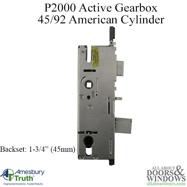 P2000 Active lock case / Gearbox only 45/92 American Cylinder - P2000 Active lock case / Gearbox only 45/92 American Cylinder