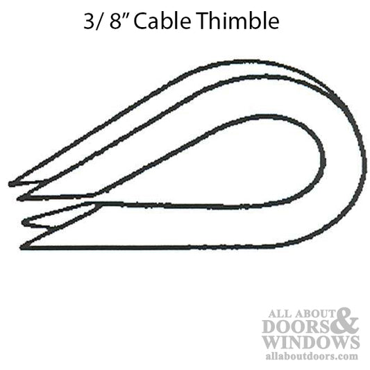 Cable Thimble for 3/8 Inch Cable