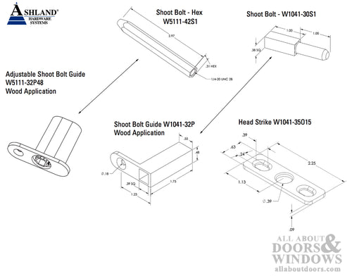 Shootbolt Tip, for concealed MPL -  3