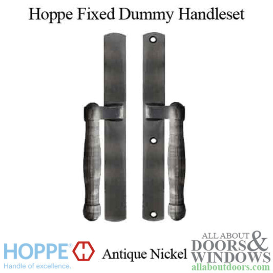 HOPPE HLS 9000 Sliding Door Handle Set Fixed Dummy Antique Nickel