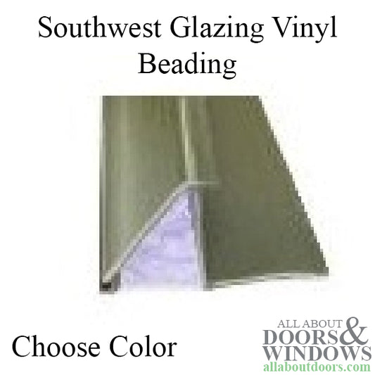 Southwest Glazing Vinyl Beading, 12' - Choose Color