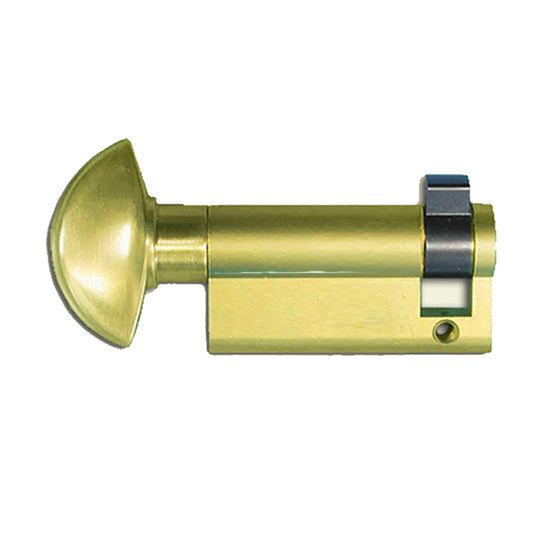 60.5/10 New Style HOPPE Inactive 90° Non-Keyed Profile Cylinder Lock, Solid Brass, Choose Finish