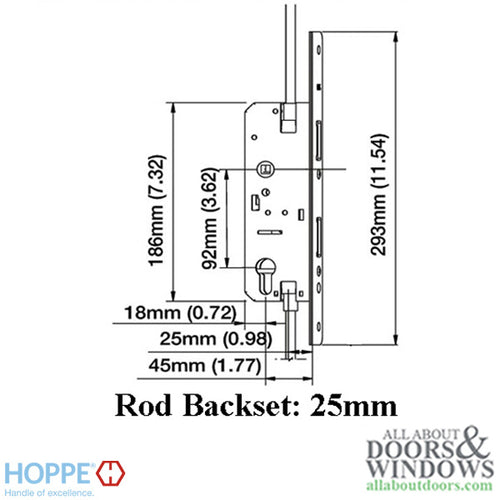 Inactive Rod Version, Gear, 45mm BS,  Left Hand - Inactive Rod Version, Gear, 45mm BS,  Left Hand