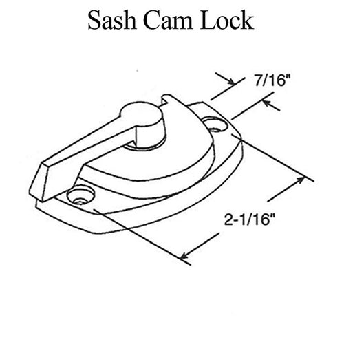 Truth Double Hung Cam Lock,  Entrygard II, With Lugs - Truth Double Hung Cam Lock,  Entrygard II, With Lugs