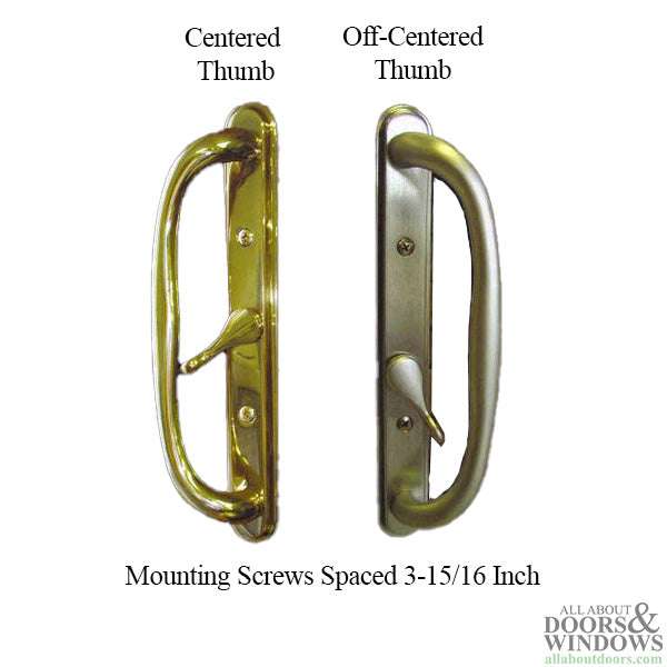 Olympus Door Handle For Sliding Glass Doors Keyed Offset Thumb Turn Schlage Key Way - Olympus Door Handle For Sliding Glass Doors Keyed Offset Thumb Turn Schlage Key Way