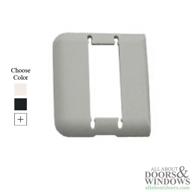 Plastic Cover for Pella Sliding Door Lock Keeper, 4 or 5 Hole - Plastic Cover for Pella Sliding Door Lock Keeper, 4 or 5 Hole