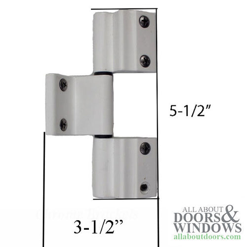 Clamp Hinge 3 Leaf Wings Ambidextrous Left or Right Hand - Clamp Hinge 3 Leaf Wings Ambidextrous Left or Right Hand