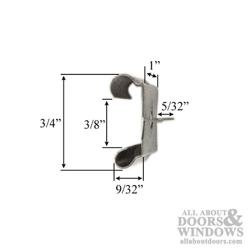 Peachtree Ariel Sliding Patio Door Wood Liner Clip - Peachtree Ariel Sliding Patio Door Wood Liner Clip