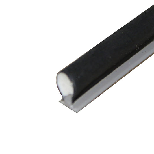 T-Slot Foam Filled Bulb Weatherstrip, .187 x .250 Diameter