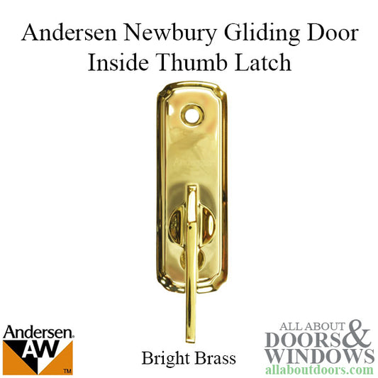 Andersen Thumb Latch For Sliding Doors Interior Thumb Latch Newbury Door Lock