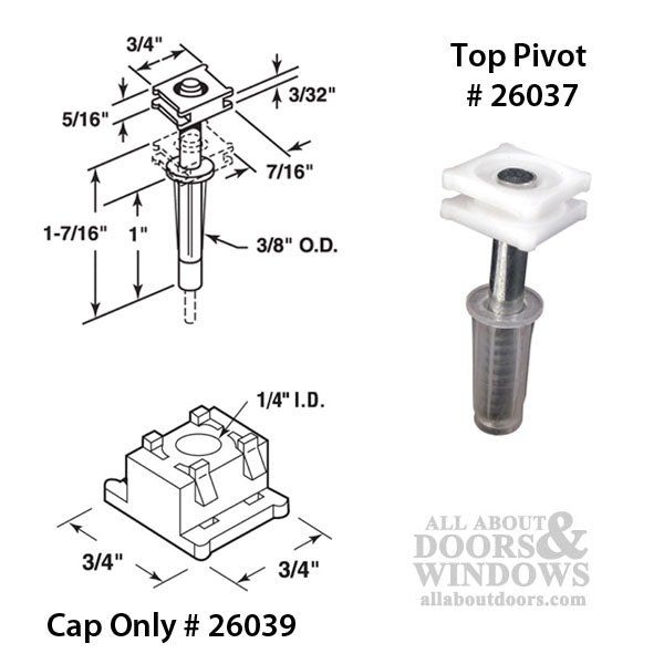 Alliance Pin Cap / Guide, H-Shape, Plastic -  Sold Each - Alliance Pin Cap / Guide, H-Shape, Plastic -  Sold Each