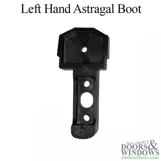 Left hand astragal boot