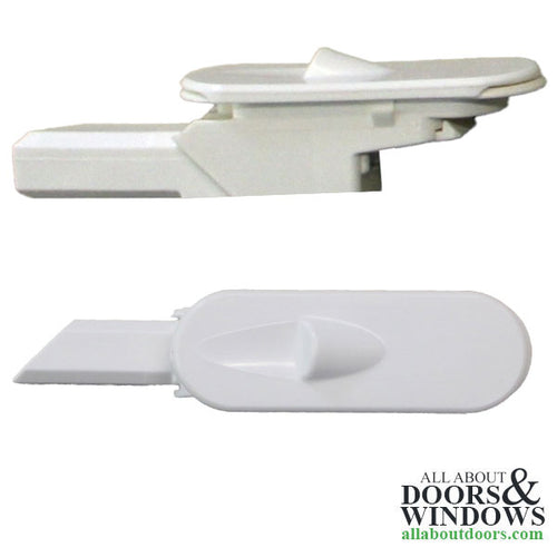 Jeld-Wen Snap in tilt latch for Vinyl single or double hung windows White - Jeld-Wen Snap in tilt latch for Vinyl single or double hung windows White