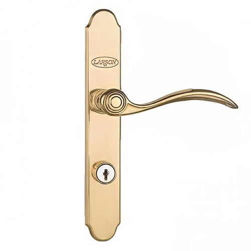 Larson QuickFit Storm Door Handle for 5 Sided Spindle Mortise - American Cylinder - Larson QuickFit Storm Door Handle for 5 Sided Spindle Mortise - American Cylinder