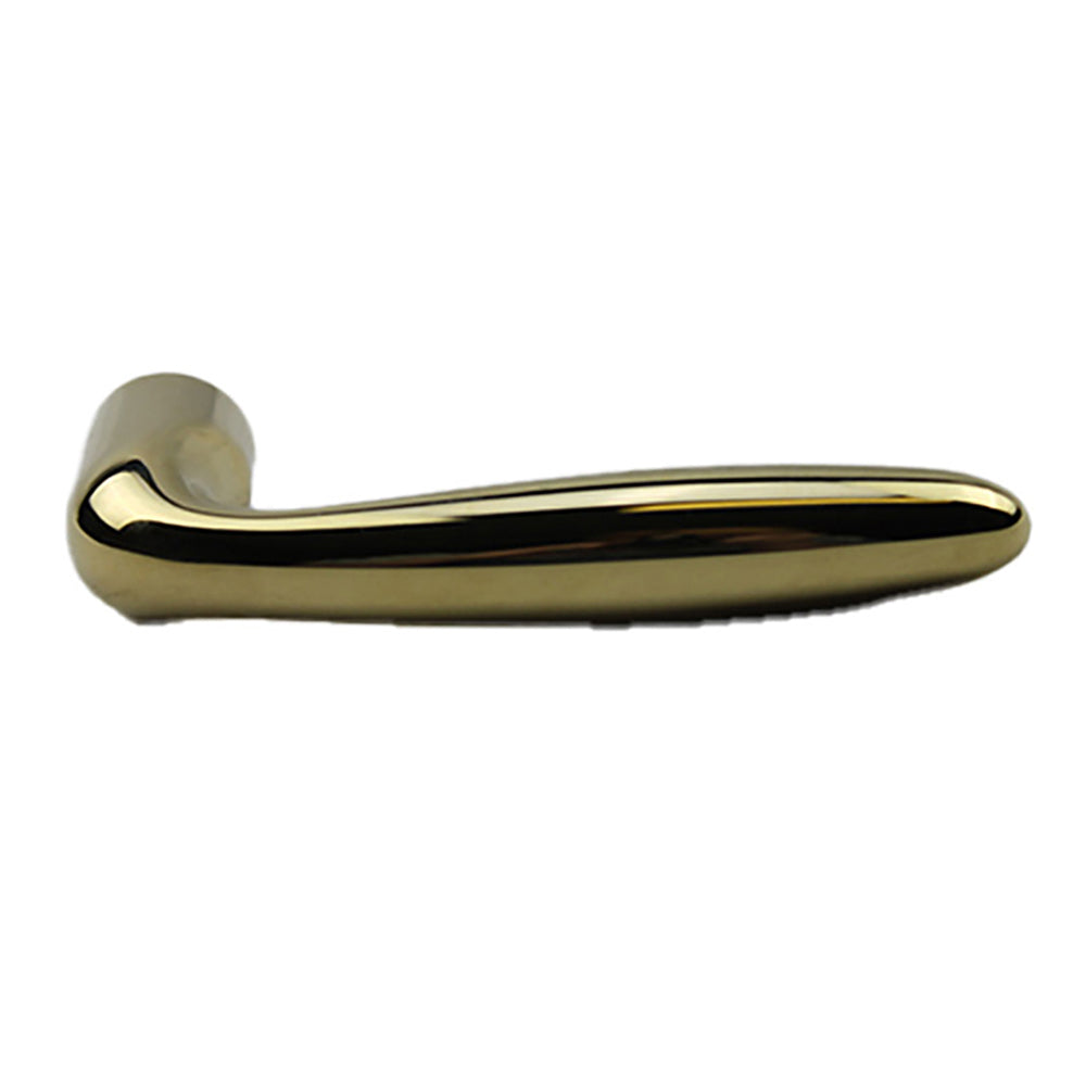 Verona Non-Handed Lever Handle for Multipoint Lock Handlesets - Resista Brass - Verona Non-Handed Lever Handle for Multipoint Lock Handlesets - Resista Brass