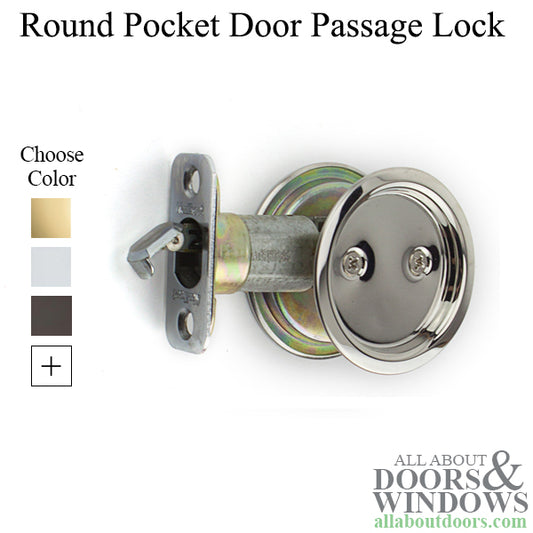 Sliding Round Pocket Door Passage - Choose Finish