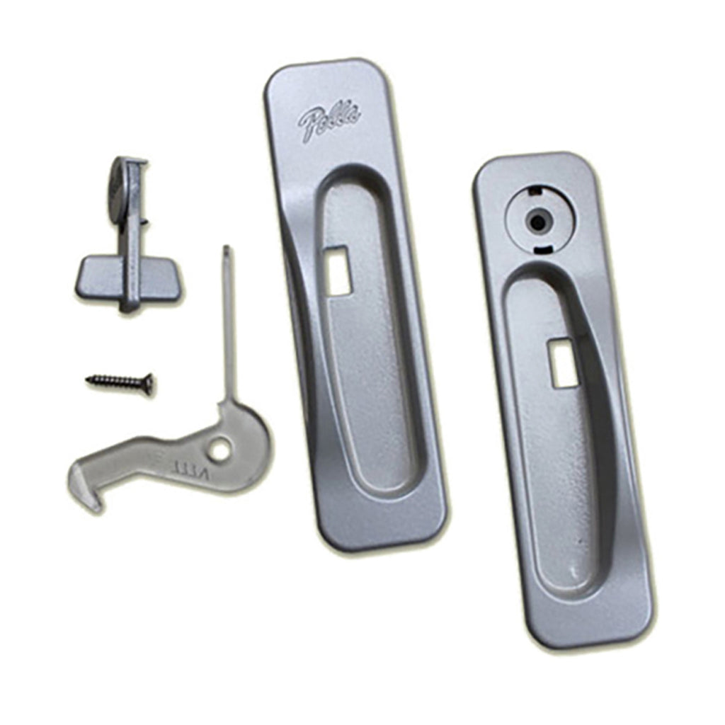 Pella Door Handle For Rolscreen Sliding Screen Door Champagne Handles With Latch - Pella Door Handle For Rolscreen Sliding Screen Door Champagne Handles With Latch