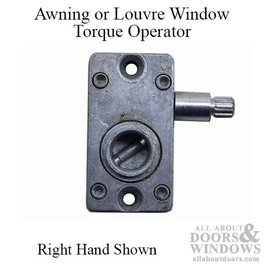Torque Operator for awning or louvre windows - Right hand shown - Sun Valley