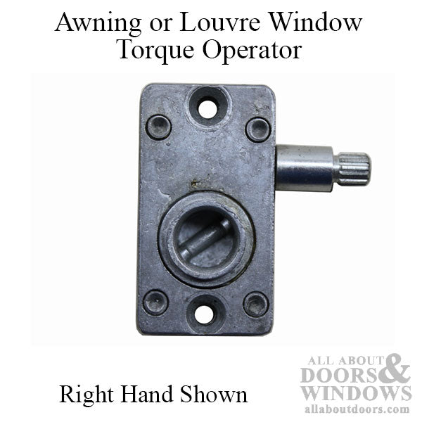 Torque Operator for awning or louvre windows - Right hand shown - Sun Valley - Torque Operator for awning or louvre windows - Right hand shown - Sun Valley