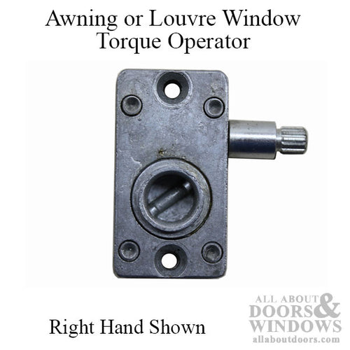 Torque Operator for awning or louvre windows - Right hand shown - Sun Valley - Torque Operator for awning or louvre windows - Right hand shown - Sun Valley