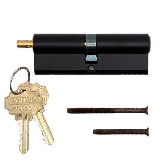 Active Keyed 45 / 45 Euro Cylinder Kit for 2-3/4" Thick Door