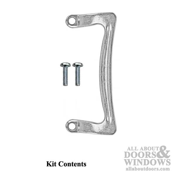 3-1/2 Inch Universal Shower Door / Tub Enclosure Single Handle - Chrome - 3-1/2 Inch Universal Shower Door / Tub Enclosure Single Handle - Chrome