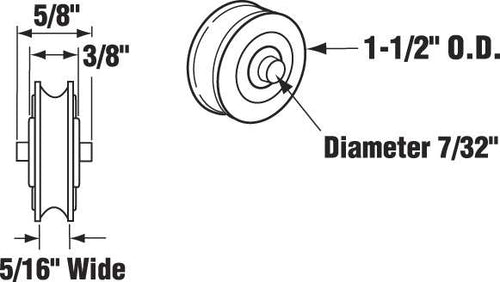 Roller Only,  1-1/2  Dia. Stainless Steel - Roller Only,  1-1/2  Dia. Stainless Steel