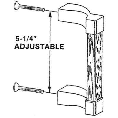 Inside Handle, 5-1/4  Universal (Discontinued) - Inside Handle, 5-1/4  Universal (Discontinued)