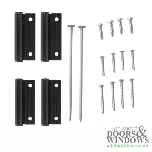 Marvin Swinging Screen Door Hinge Kit Black - Marvin Swinging Screen Door Hinge Kit Black
