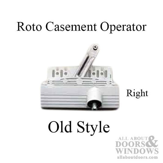 Roto Casement Operator - Old Style, RH - White Unavailable