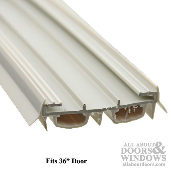 Slide-On Bottom Sweep for 36 Inch Door Bulb Beige - Slide-On Bottom Sweep for 36 Inch Door Bulb Beige