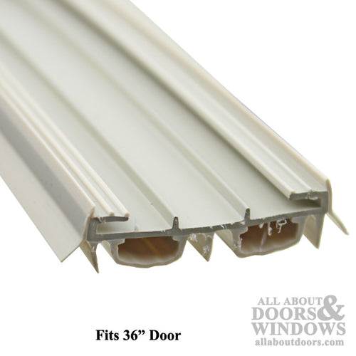 Slide-On Bottom Sweep for 36 Inch Door Bulb Beige - Slide-On Bottom Sweep for 36 Inch Door Bulb Beige