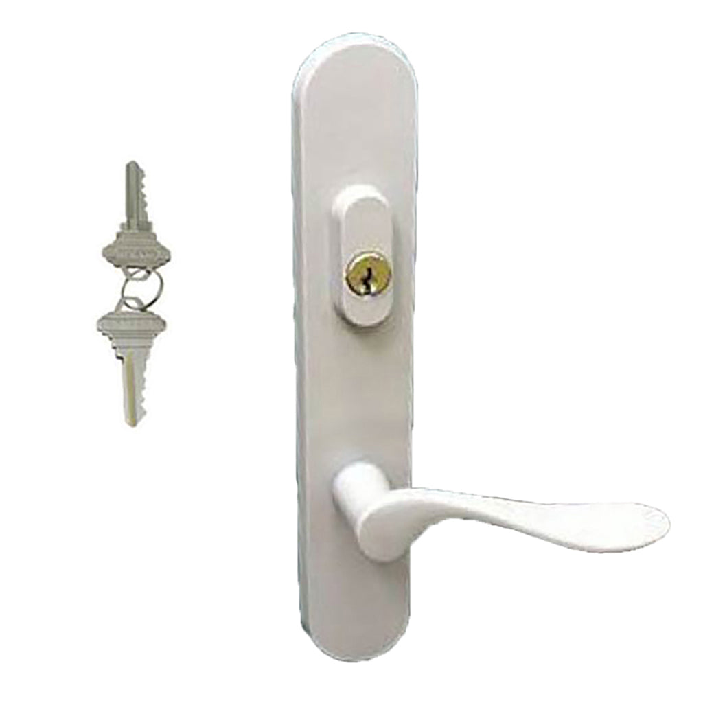 Marvin Active Keyed Trimset with Interior Thumbturn - White - Marvin Active Keyed Trimset with Interior Thumbturn - White