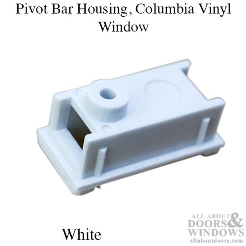 Pivot Bar Housing, Columbia vinyl window - White - Pivot Bar Housing, Columbia vinyl window - White