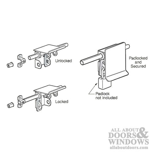 Tamper-Proof Lock for Garage and Shed - Tamper-Proof Lock for Garage and Shed