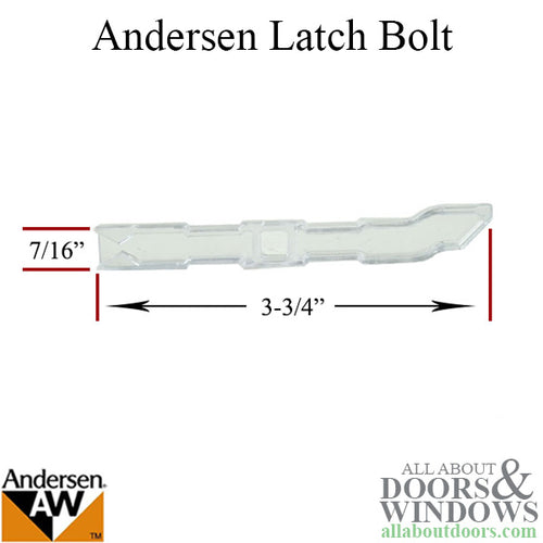 Andersen Latch Bolt Pair Combo Latch 1979-present - Andersen Latch Bolt Pair Combo Latch 1979-present