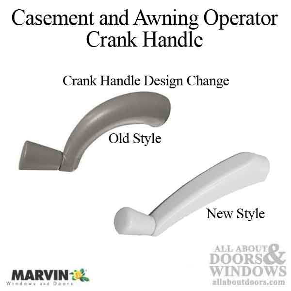 Marvin Handle for Casement or Awning Windows - Satin Taupe - Marvin Handle for Casement or Awning Windows - Satin Taupe