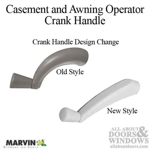 Marvin Handle for Casement or Awning Windows - Satin Taupe - Marvin Handle for Casement or Awning Windows - Satin Taupe