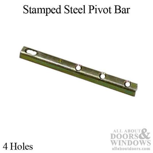 Pivot Bar 3", 4 holes, Stamped  Steel