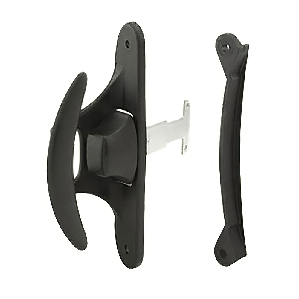 Non-Handed Latch & Pull for Sliding Screen Door - Black - Non-Handed Latch & Pull for Sliding Screen Door - Black