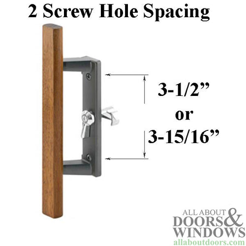 Sliding Patio Door Handle Black Metal With Wood Trim Keyed Sliding Patio Door Handle - Sliding Patio Door Handle Black Metal With Wood Trim Keyed Sliding Patio Door Handle