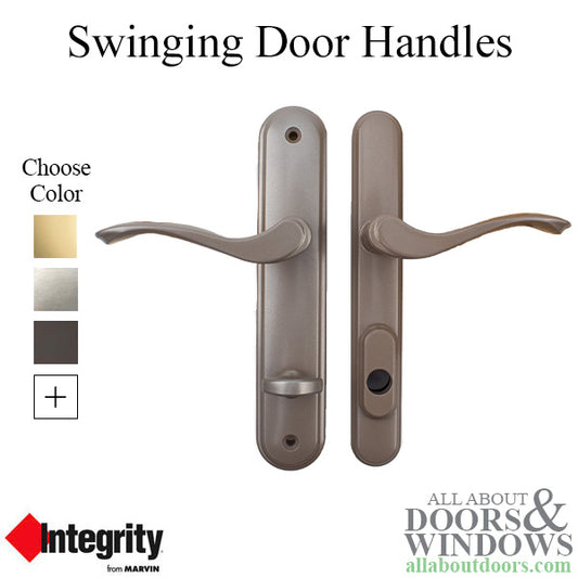 Integrity Cambrige Primary, Keyed Swinging Door Handles, Right Hand