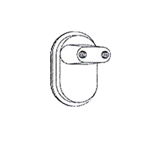 Dummy Cylinder Housing, Andersen Frenchwood Hinged Door - White - Dummy Cylinder Housing, Andersen Frenchwood Hinged Door - White