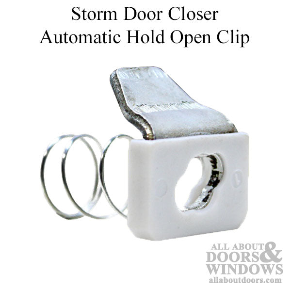 Automatic Hold Open Clip for Storm Door Closer - Automatic Hold Open Clip for Storm Door Closer