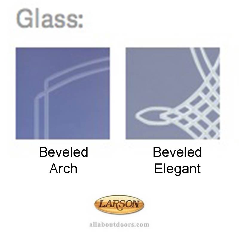 Larson Elegant Selection Full-View Storm Door - Beveled Arch - Larson Elegant Selection Full-View Storm Door - Beveled Arch