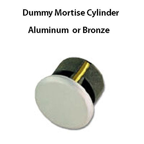 Adams-Rite 1'' Dummy Mortise Cylinder, Zinc Construction - 2 colors - Adams-Rite 1'' Dummy Mortise Cylinder, Zinc Construction - 2 colors