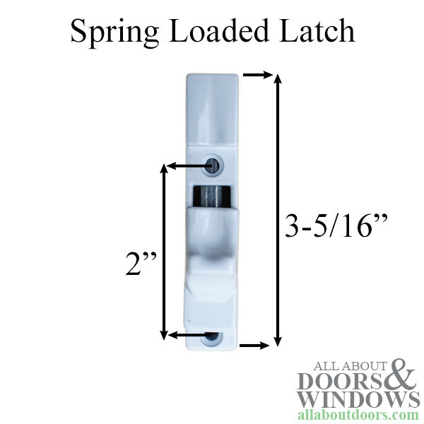 Spring Loaded Night Security Latch Assembly - Spring Loaded Night Security Latch Assembly